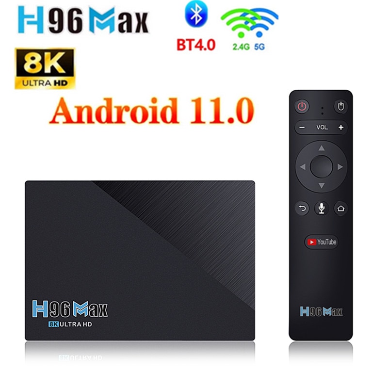 H96 ƽ RK3566 ȵ̵ 11 TV ڽ, 8GB RAM 64GB 4..